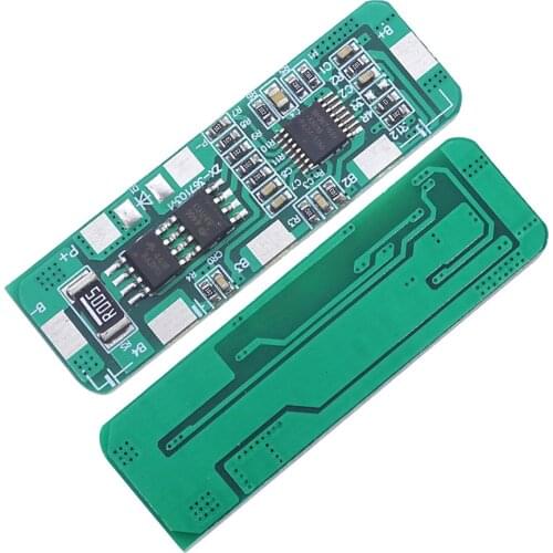 1pcs 4S 4A 6A 14.8V 16.8V Li-ion Lithium Battery Charger PCB BMS Protection Board with automatic recovery Size: 48*15*3MM