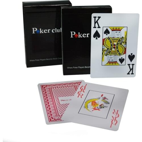 100% Plastic PVC Playing Card Game Waterproof Poker Cards Dull Polish Poker Club Casino Board Games Poker Accessories