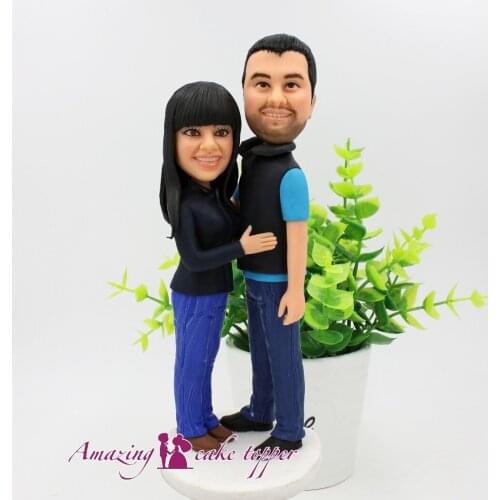 2019 AMAZING CAKE TOPPER Commemorating to retain youth Toys Custom Polymer Clay Figure From Pictures