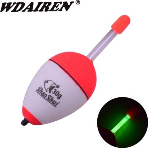 5pcs/set EVA Luminous Floating Floats Sea Rock Fishing Striking Hard Tail Belly Floats Pot-bellied belly Fishing Tackle Tool 20