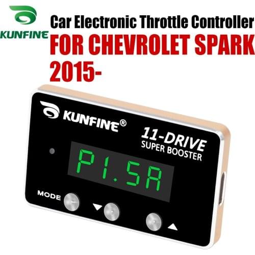 KUNFINE Car Electronic Throttle Controller Racing Accelerator Potent Booster For CHEVROLET SPARK 2015-After Tuning Parts