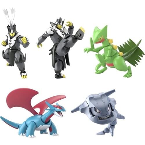 BANDAI Pokmon Shokugan SHODO Urshifu Sceptile Onix Salamence Toys Pvc Action Figure Collectible Model Toy