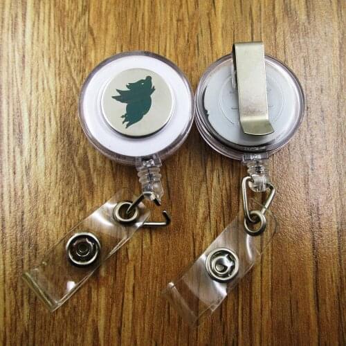 Flying Pig ID Badge Reel gift for him/her friend family retractable recoil id badge holder work fun