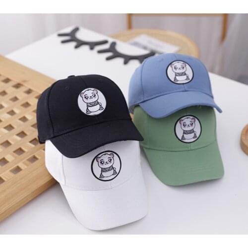 Doitbest 2021 Children Baseball Cap summer Hip Hop Cartoon panda kids sun Hats Boys Girls Caps child snapback Hat gorras