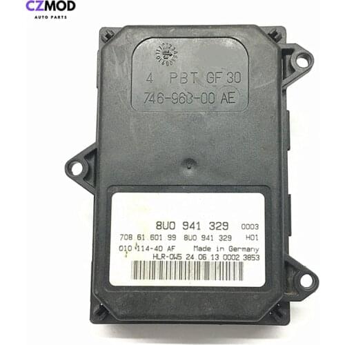 1pc CZMOD Original 8U0 941 329 AFS-Leistungsmodul LED Headlight Control Module 8U0941329 74696000 car light accessories(used)