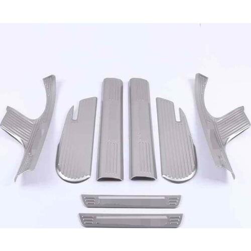 For Mercedes-Benz GLB 2020 Door Sill Scuff Plate Threshold Protective Trim Stainless Steel car accessories 8pcs/set