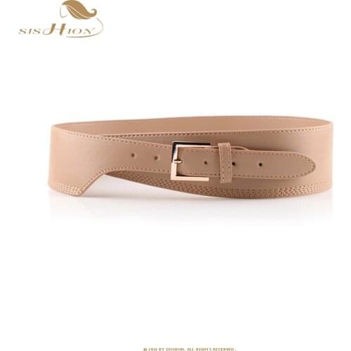 Elegant Leather Belts for Women VD1633 Black Coffee Blue Streetwear Fashion Ceinture Femme Waist Corset Belt