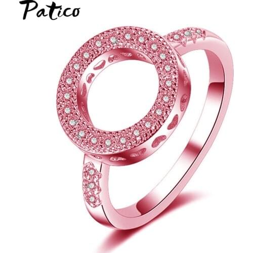 Brand Boutique Women 925 Sterling Silver Round Finger Rings Promise Engagement Wedding Bijoux Lovers Birthday Gift Jewelry