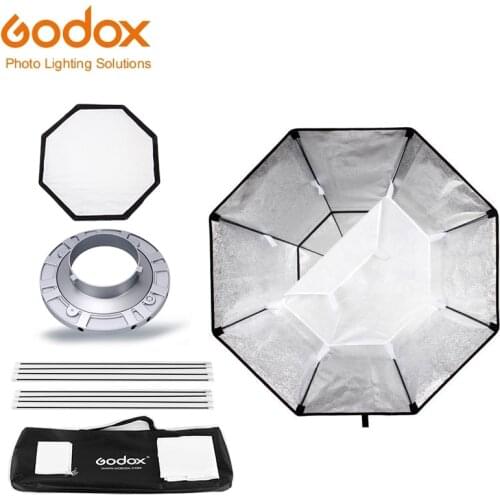 Godox BW 95cm 120CM 140CM Softbox Octagon Studio Strobe Softbox with Bowens Mount for Studio Flash