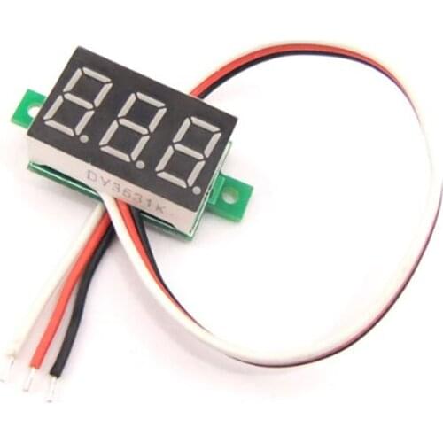 Mini 0.36 inch DC 0-100v 3 bits Digital Red LED Display Panel Voltage Meter Voltmeter tester