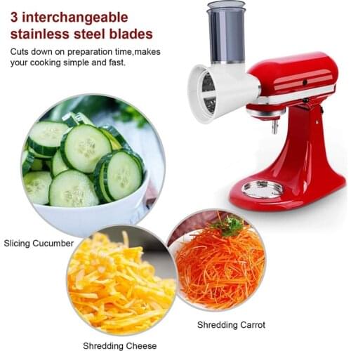 NHBR Slicer Shredder Attachment for KitchenAid Stand Mixers Cheese Grater Attachment Slicer Attachment for KitchenAid
