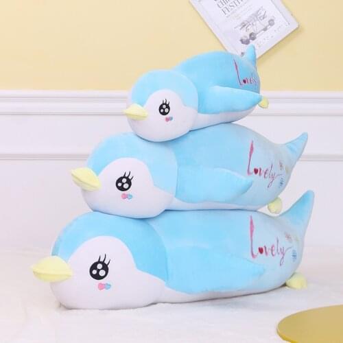 New Arrive 60-100CM Penguin Stuffed Animal Plush Toys Soft Cartoon Long Sleeping Pillow Sofa Bed Cushion For Kids Lovers Gift
