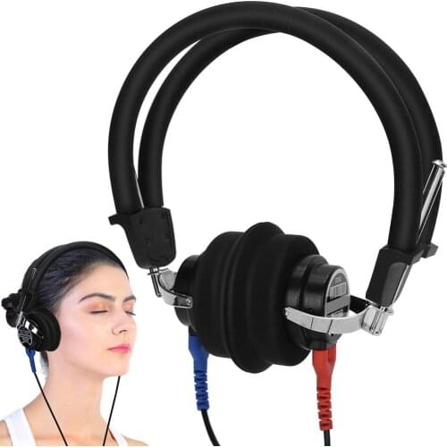 Portable Audiometer Headphone High Sensitivity Air Conduction Audiometer Hearing Test Headphone Health Care