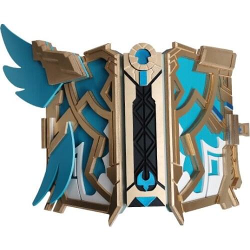 Genshin Impact Cosplay Props Chinese Anime Figue Klee PVC EVA Material Open Grimoire Hand Accessory for Women Men Costumes Prop