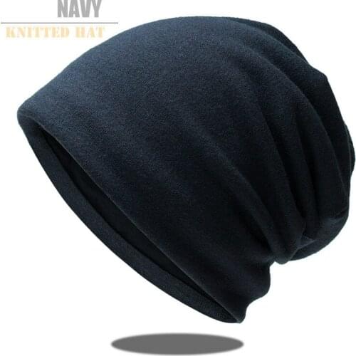 Unisex Chunky Soft Stretch Knit Warm Fleece Lined Winter Hat