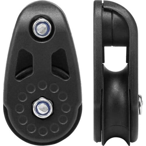 Top!-Kayak Pulley Kit,Heavy Duty Kayak Slide Rail Anchor Trolley Kit Pulley Blocks Sheave for Kayak Canoe Boat - 2 Pack