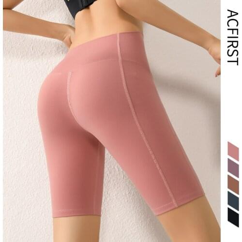 AcFirst Purple Women Yoga Shorts High Waist Seamless Push Up Hip Gym Shorts Fitness Sports Leggings Sportswear Running Fitness