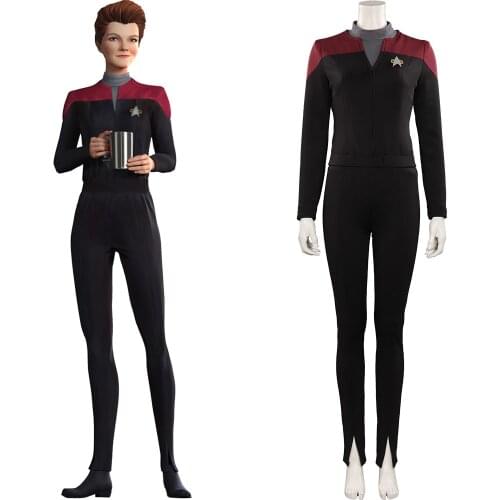 Star Prodigy Kathryn Janeway Cosplay Costume Trek Unisex Umifrom Outfits Halloween Carnival Suit