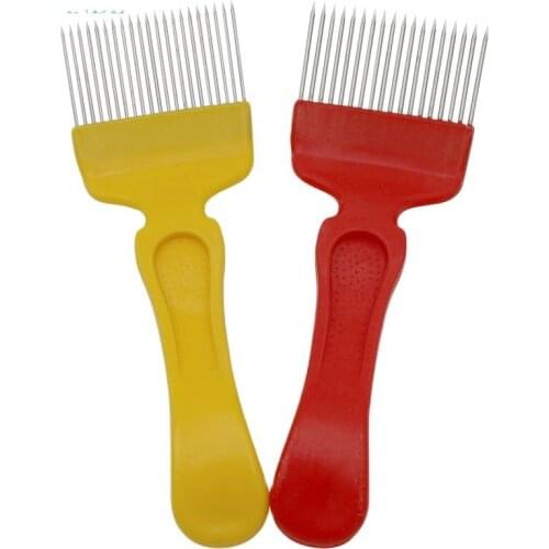 1 Pcs Beekeeping Shovel Honey Spatula Anti-slip 18 and 21 Needle-shaped Cut Honey Knife Spur Tooth Bee Tools