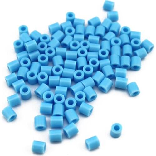 100pcs 3mm Inner Dia Round ABS Metric Spacer Round Straight Tube Spacer Plastic Standoff Assortment for DIY (Blue)