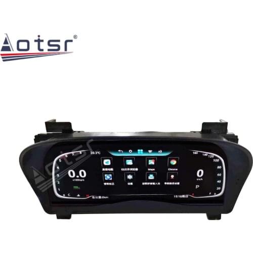 Android Cluster Meter Screen For Toyota Alphard 30S Vellfire30 2015+ Headunit Car Dashboard Instrument Display Multimedia Player