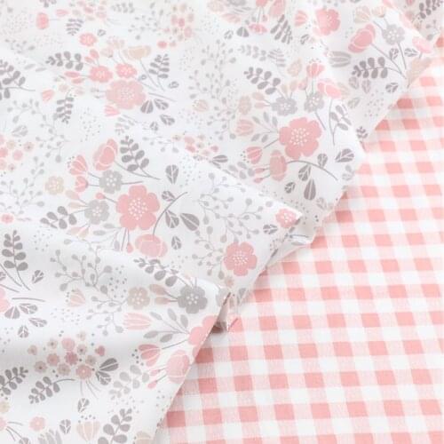 Fabric Cloth Flower For Patchwork Cotton Pink Suede Other Plain Printed 100% Sewing, Quilting, DIY Handmade... Piece Warp 1