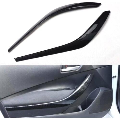 For Toyota Corolla 2019-2021 Car Door Interior Handle Armrest Decoration Strips Trim Styling New Molding 2pcs