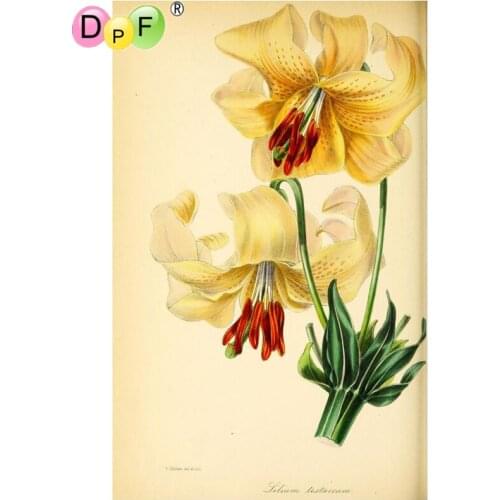 DPF DIY Gift 5D full Round Diamond Painting Withering Flowers Diamond Embroidery Magic Cube Cross Stitch crafts Mosaic Art Decor