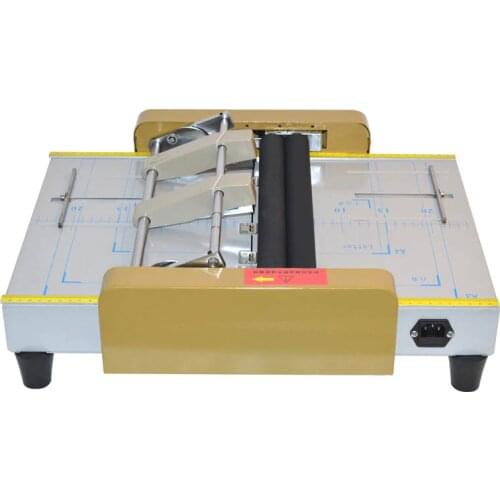 Electric folding machine electric paper creasing machine card folding machines color pages dashed machine 220V/110V 1PC