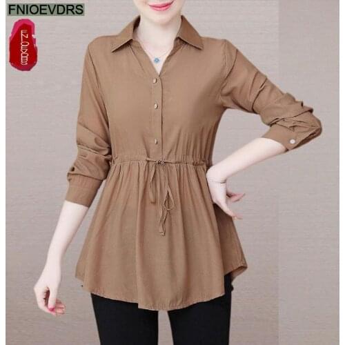 Блузки на пуговицах FNIOEVDRS China At AliExpress