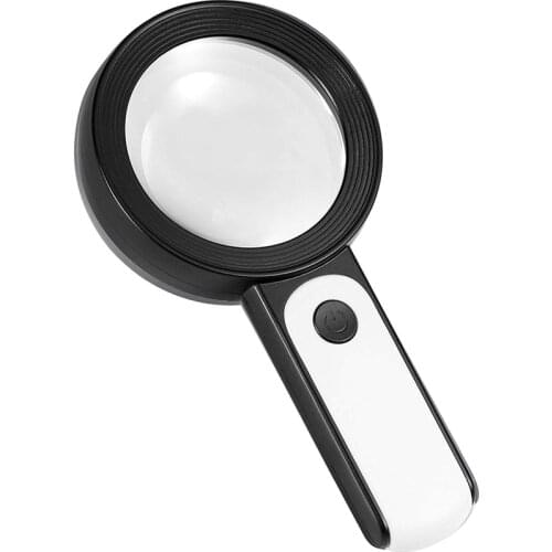 HOT Magnifier with 18 Led Light -30X Hand Magnifier Reading Magnifier,High Clarity & Lightweight Magnifier with Light