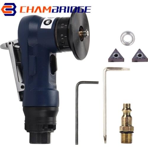 Mini Pneumatic Chamfering Machine 45 Degree Arc Hand-Held Beveling Metal Trimming Machine for Pneumatic Air Die Grinder