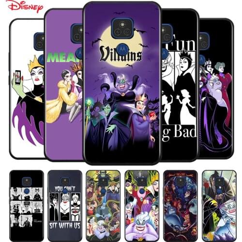 Disney Dark Villains For Motorola G9 G8 G Stylus Power One Fusion Hyper Edge E7 E6 Plus Play Lite Soft Phone Case
