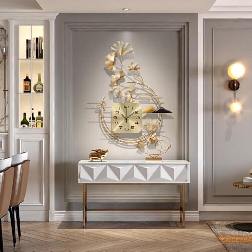 Wall Stickers Clock Home Decor Creative Wall Clock for Living Room Decoration Modern Light Luxury Mute Wall Clock my melody