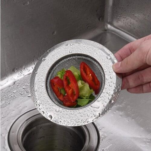 New Product Kitchen Stainless Steel Sink Anti-blocking Filter Screen Vegetable Washing Sink Kitchen Waste Drain Net