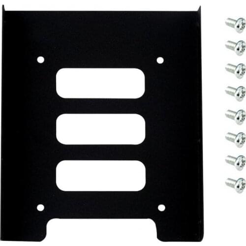 Useful 2.5 Inch SSD HDD To 3.5 Inch Metal Mounting Adapter Bracket Dock Screw Hard Drive Holder For PC Hard Drive Enclosure