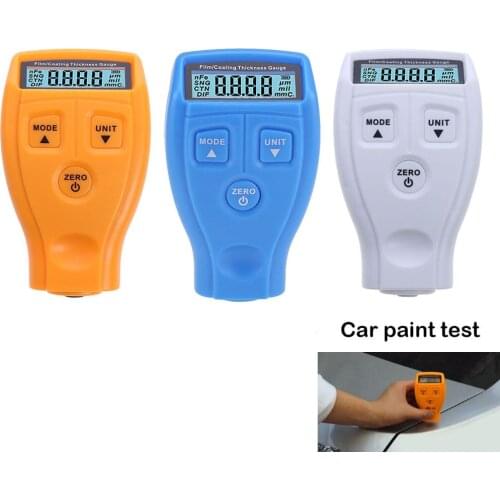 Russian English Manual GM200 Coating Painting Portable LCD Car Paint Tester Coating Thickness Digital Detector for VIP