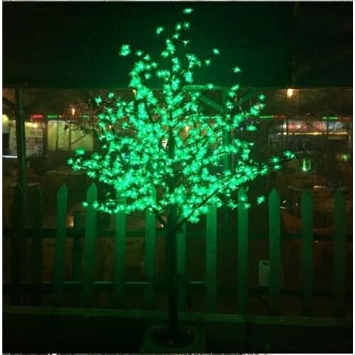 2m/6.5ft high LED Artificial Cherry Blossom Tree Light Christmas Light 1152pcs LED Bulbs 110/220VAC Rainproof fairy garden decor