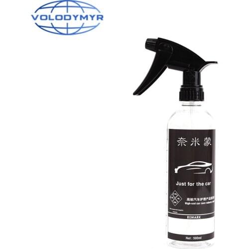 Hand Pressure Trigger Sprayer Bottle 500ml Transparent Copper Nozzle Head Adjustable Air Compression Pump Manual Spray