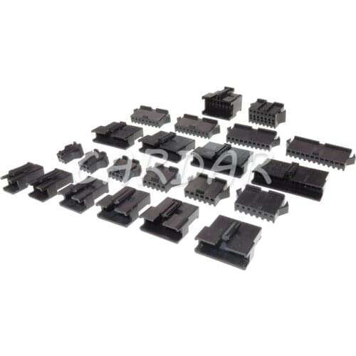 SM 2.54 Pitch Connector 2/3/4/5/6/7/8/9/10/11/12 Pin Female Male Wire Socket Housing With Terminals SM-2P SM-2R JST SM2.54