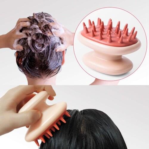 Silicone Bath Shampoo Massage Brush Scalp Hair Washing Massager Cleaning Tool Hair Washing Comb Hair Massager
