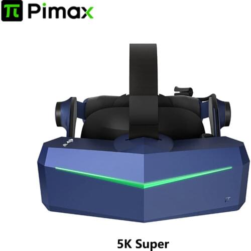 Pimax Vision 5K Super VR Headset for PC with 180Hz Refresh Rate 3D Glasses Virtual Reality Display Panoramic Somatosensory Game