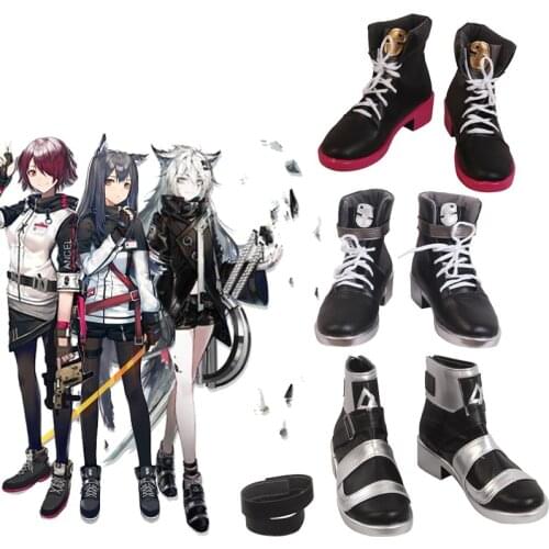Unisex Anime Cosplay Arknights EXUSIAI Texas Lappland Skyfire Cosplay Costumes Shoes Boots Custom Made