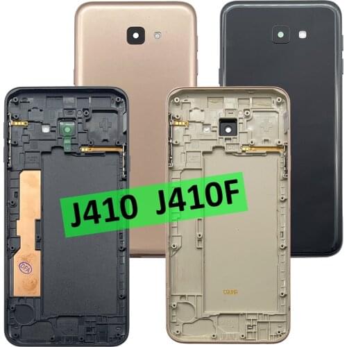 Rear Back Battery Cover With Lens And Side Key Button Door Housing Case For Samsung Galaxy J4 Core SM-J410