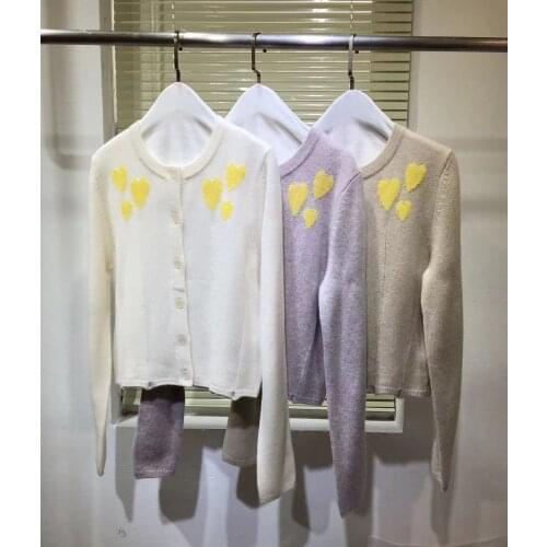 New Fashion 2021 Women Early Spring Cashmere Cardigan Sweater Casual Warm Female Single Breasted Knitted Sweaters Lady