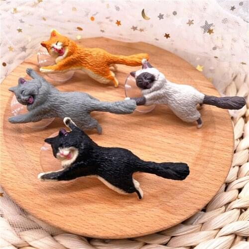 1Pc Cartoon Cute Cat Animal Suction Cup Holder Bracket Funny Mobile Phone Holder Mount Desktop Stand Tablets Desk Sucker Support