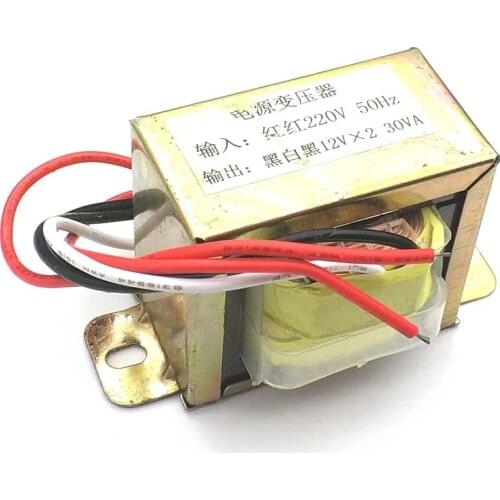 12V Transformer 30VA output dual AC12V-0-12V 30W for preamplifier board pre-amplifier board preamp amplifier