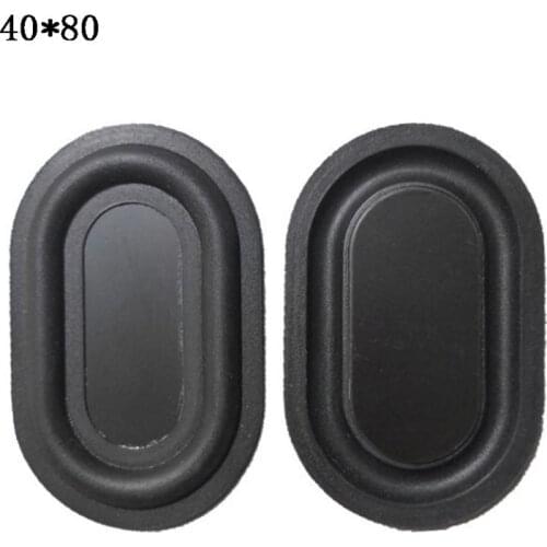 2PCS Oval Bass Diaphragm Rubber Passive Radiator Bass Vibration Plates 2040-6090 XXUC