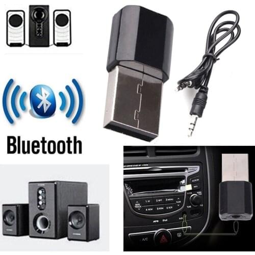 3.5MM Wireless USB Bluetooth 4.0 AUX Audio Stereo Music Home Car Receiver Adapter
