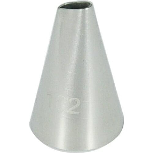 30pcs/lot)Free Shpping FDA High Quality Stainless Steel Cake Decorating Petal Icing Nozzle #102